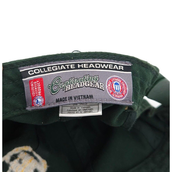 Oregon Ducks NCAA College Captivating Headwear Green Snapback Hat Cap Distressed - Picture 6 of 7